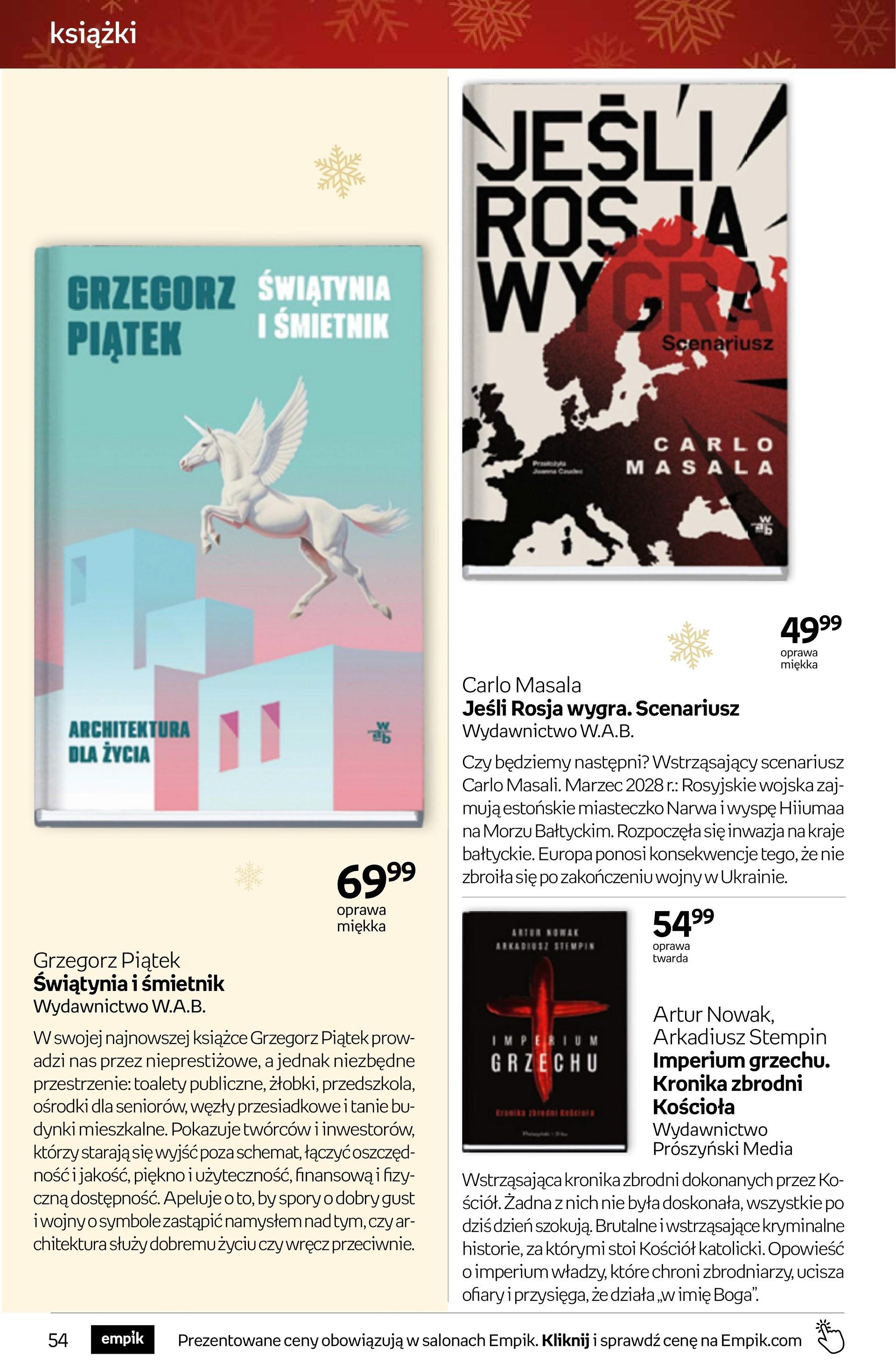 Gazetka promocyjna empik str. 54