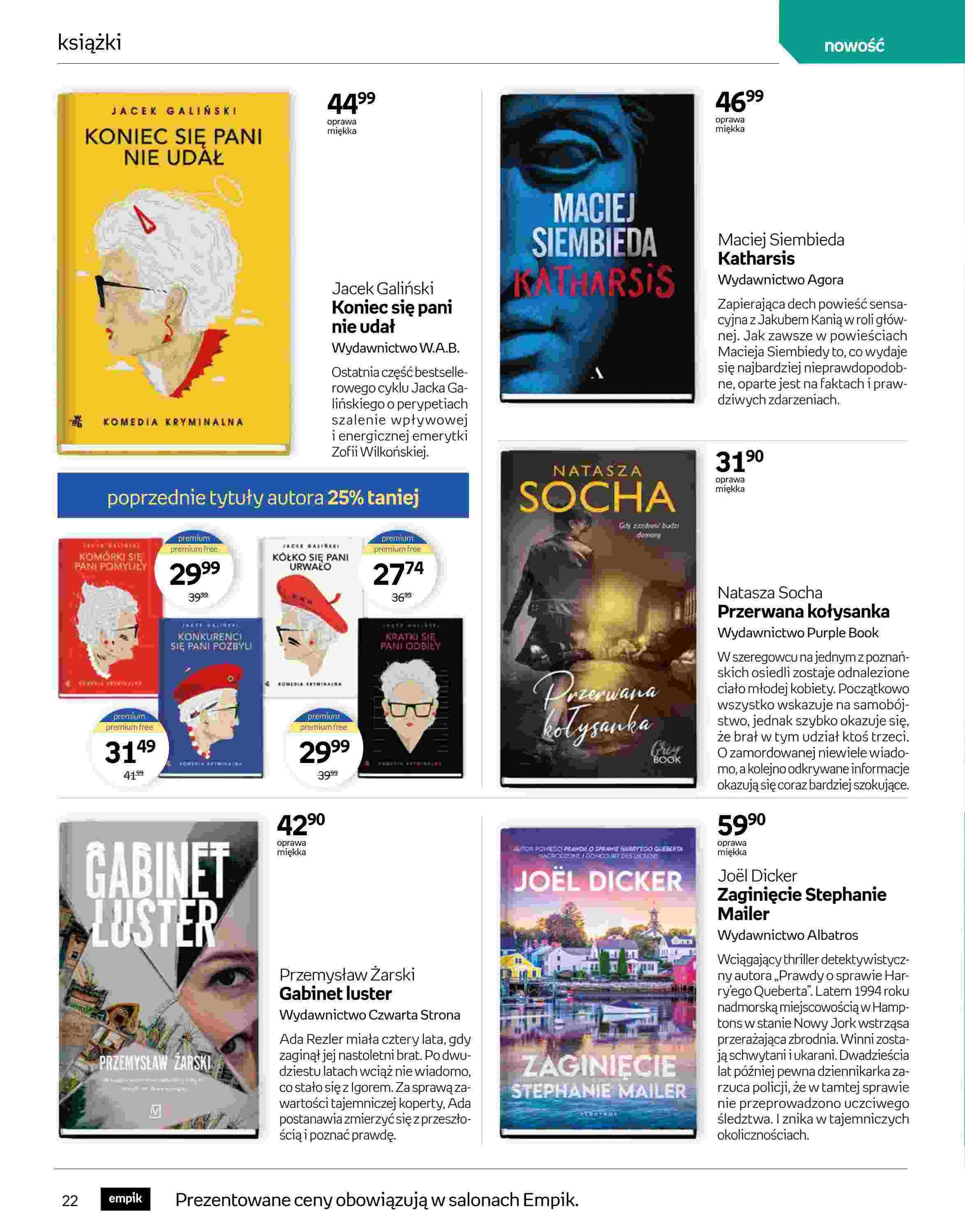Gazetka promocyjna empik str. 22