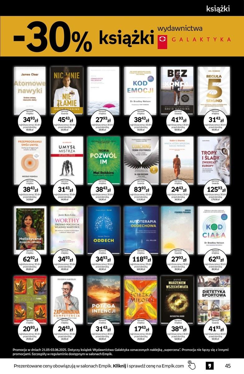 Gazetka promocyjna empik str. 45