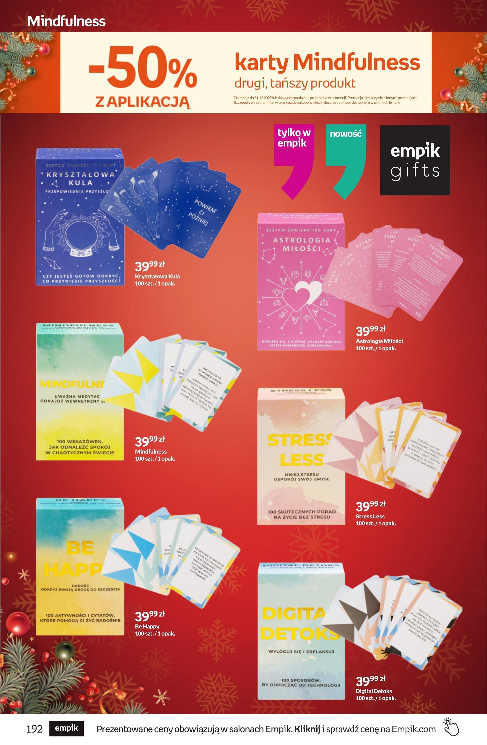 Gazetka promocyjna empik str. 192