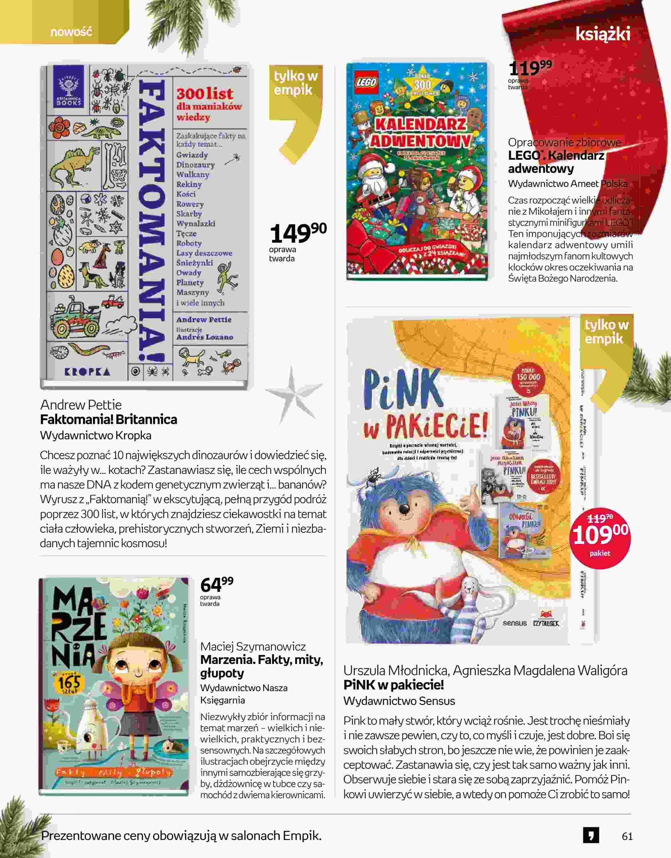 Gazetka promocyjna empik str. 61