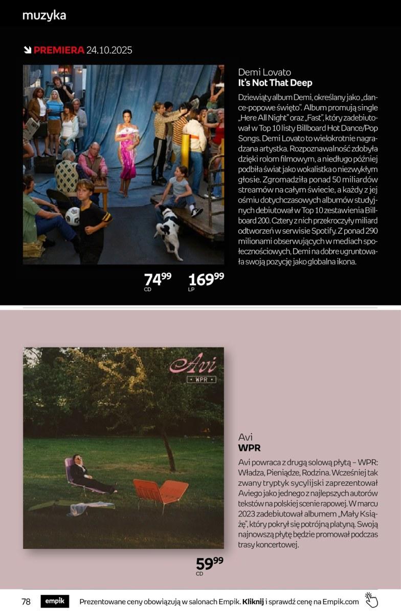 Gazetka promocyjna empik str. 78
