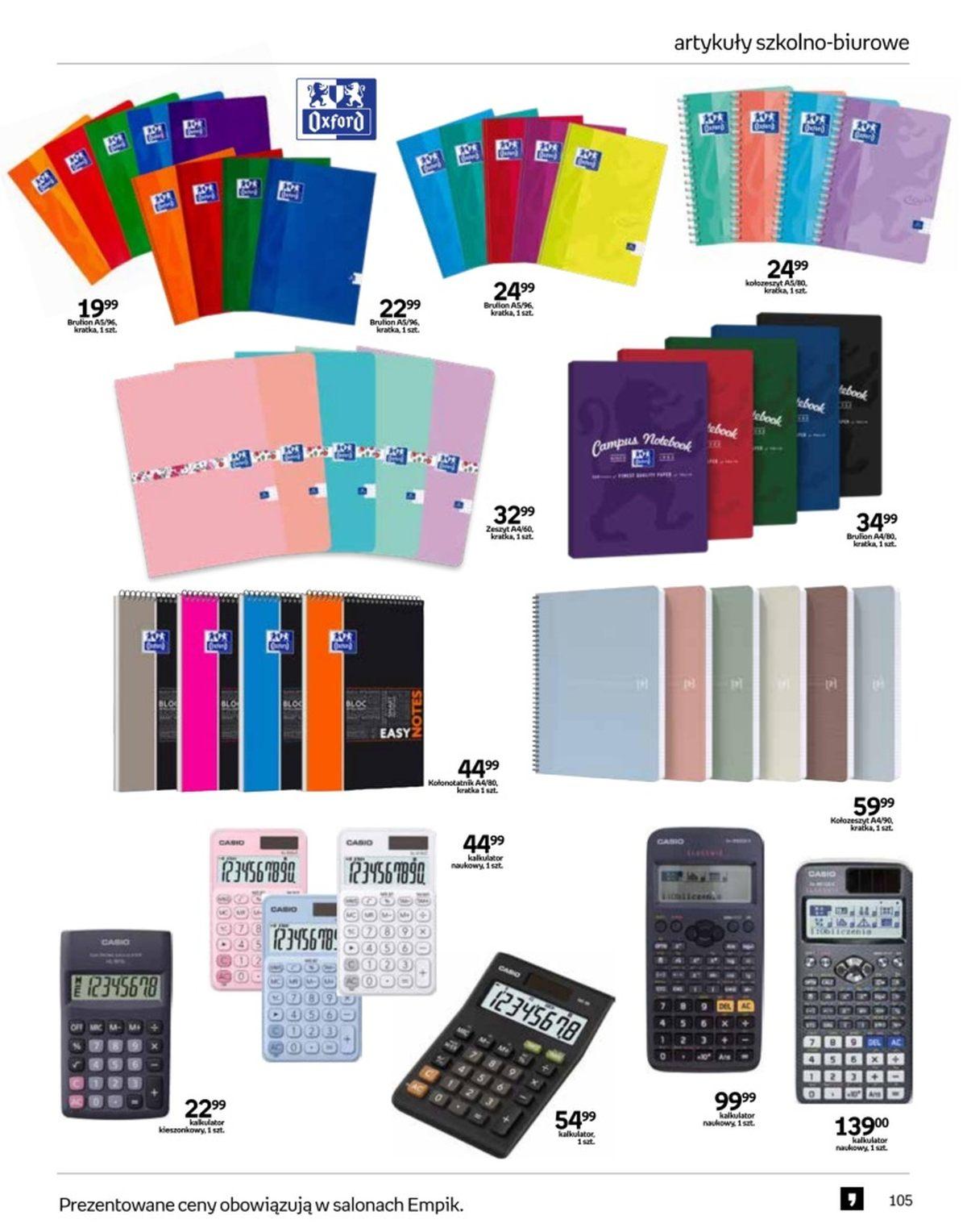 Gazetka promocyjna empik str. 105