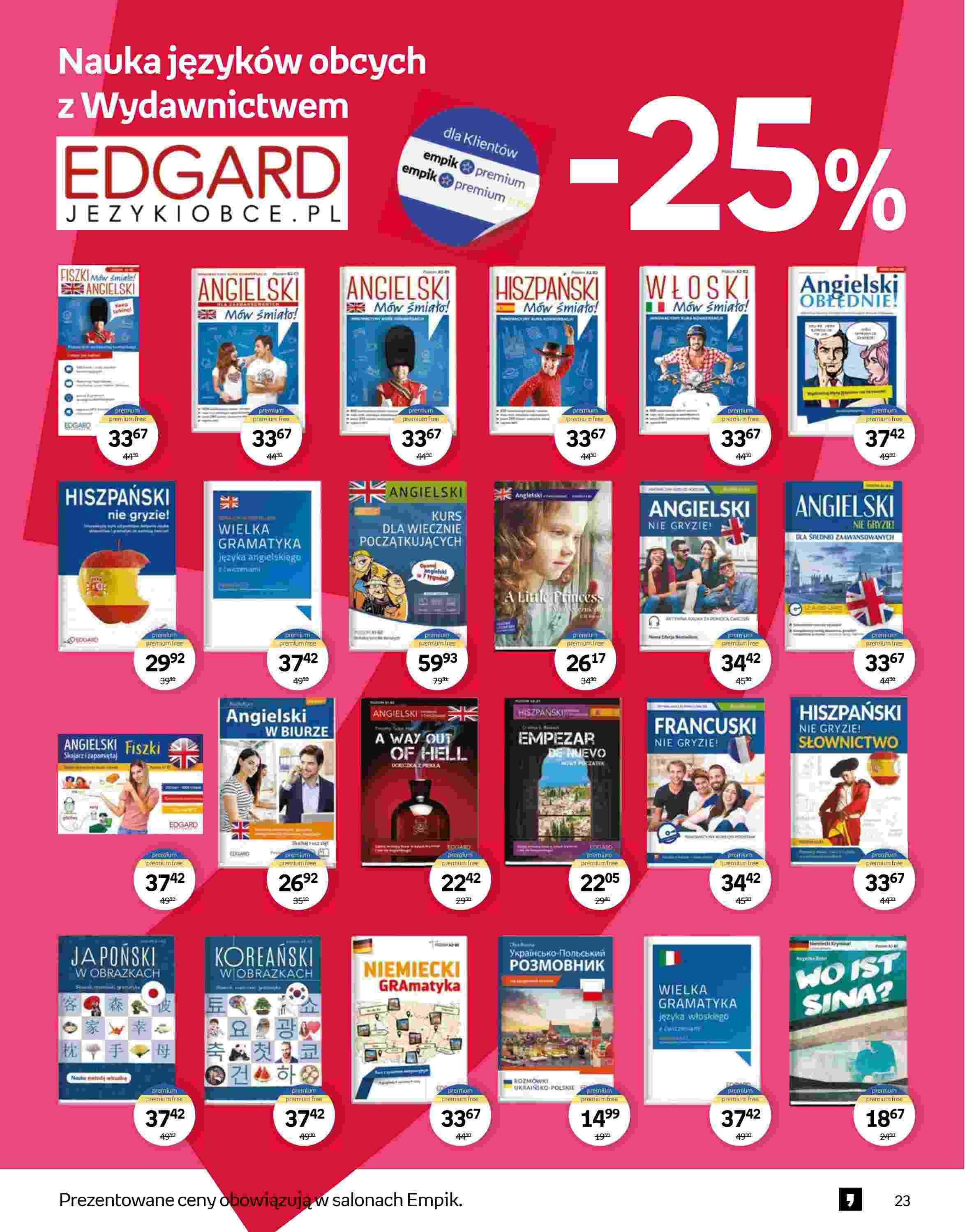 Gazetka promocyjna empik str. 23