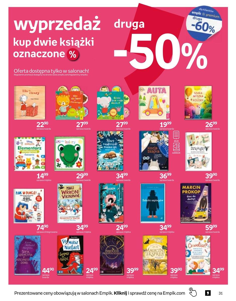 Gazetka promocyjna empik str. 31