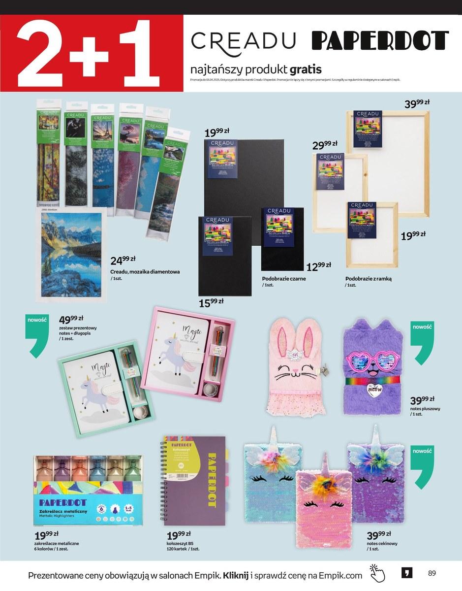 Gazetka promocyjna empik str. 89