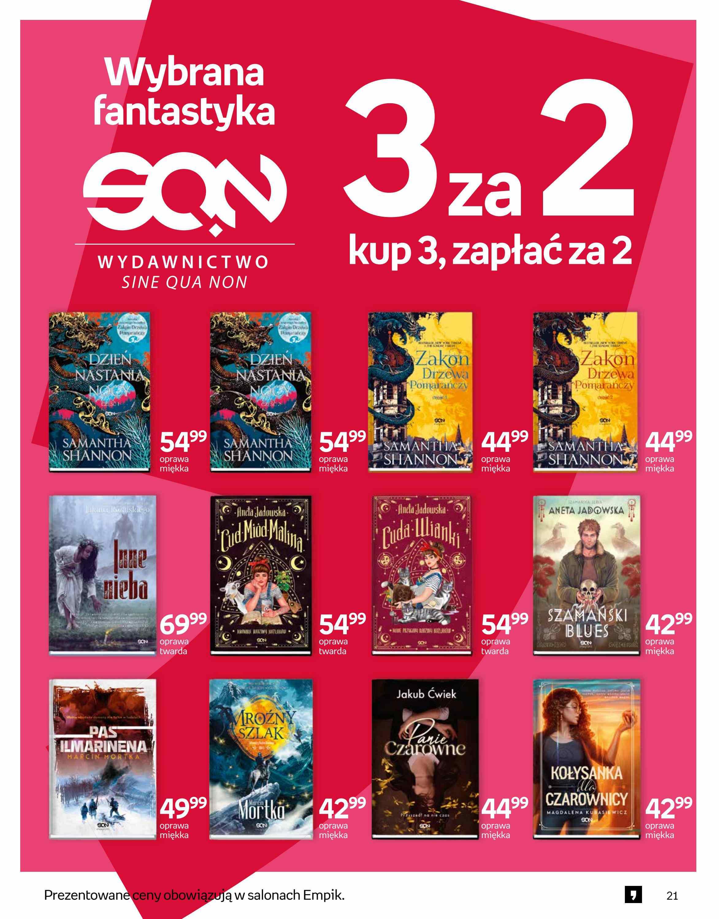 Gazetka promocyjna empik str. 21