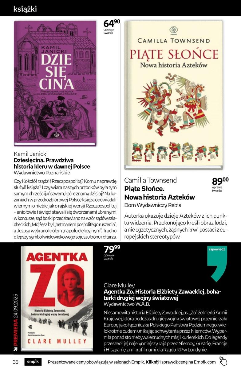 Gazetka promocyjna empik str. 36