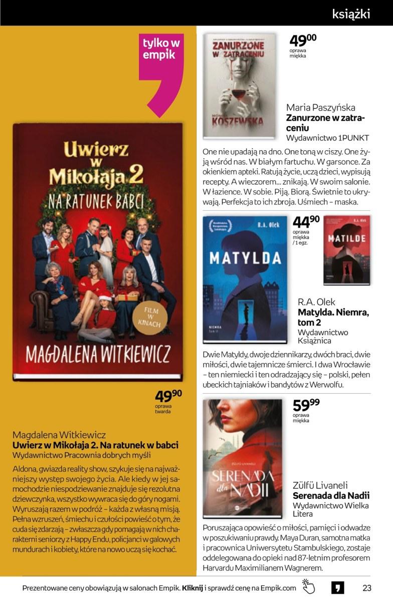 Gazetka promocyjna empik str. 23