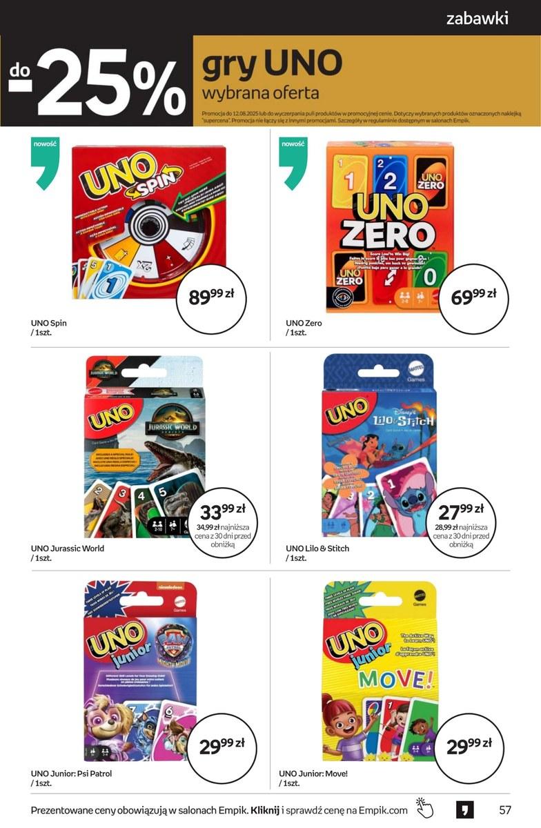 Gazetka promocyjna empik str. 57