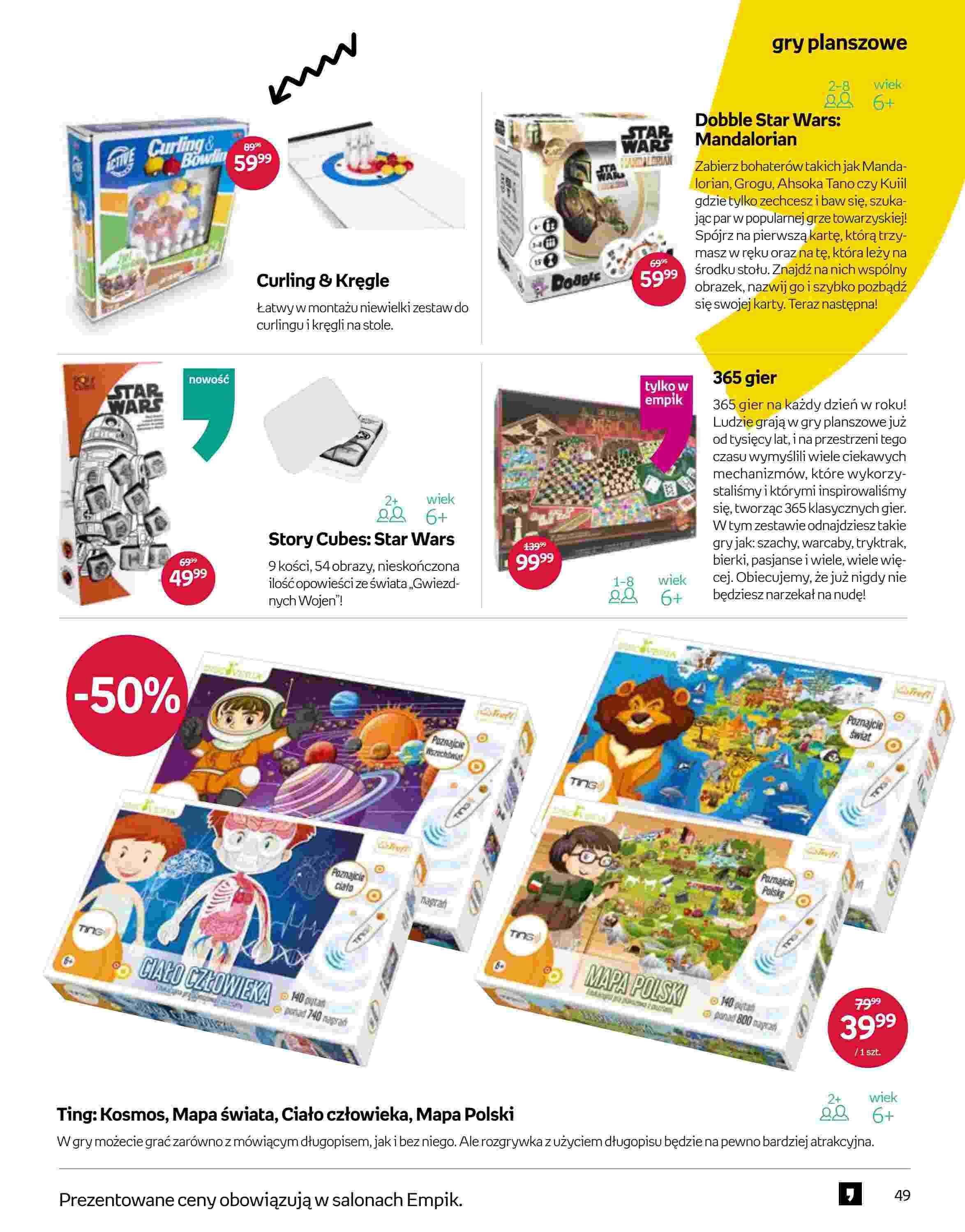 Gazetka promocyjna empik str. 49