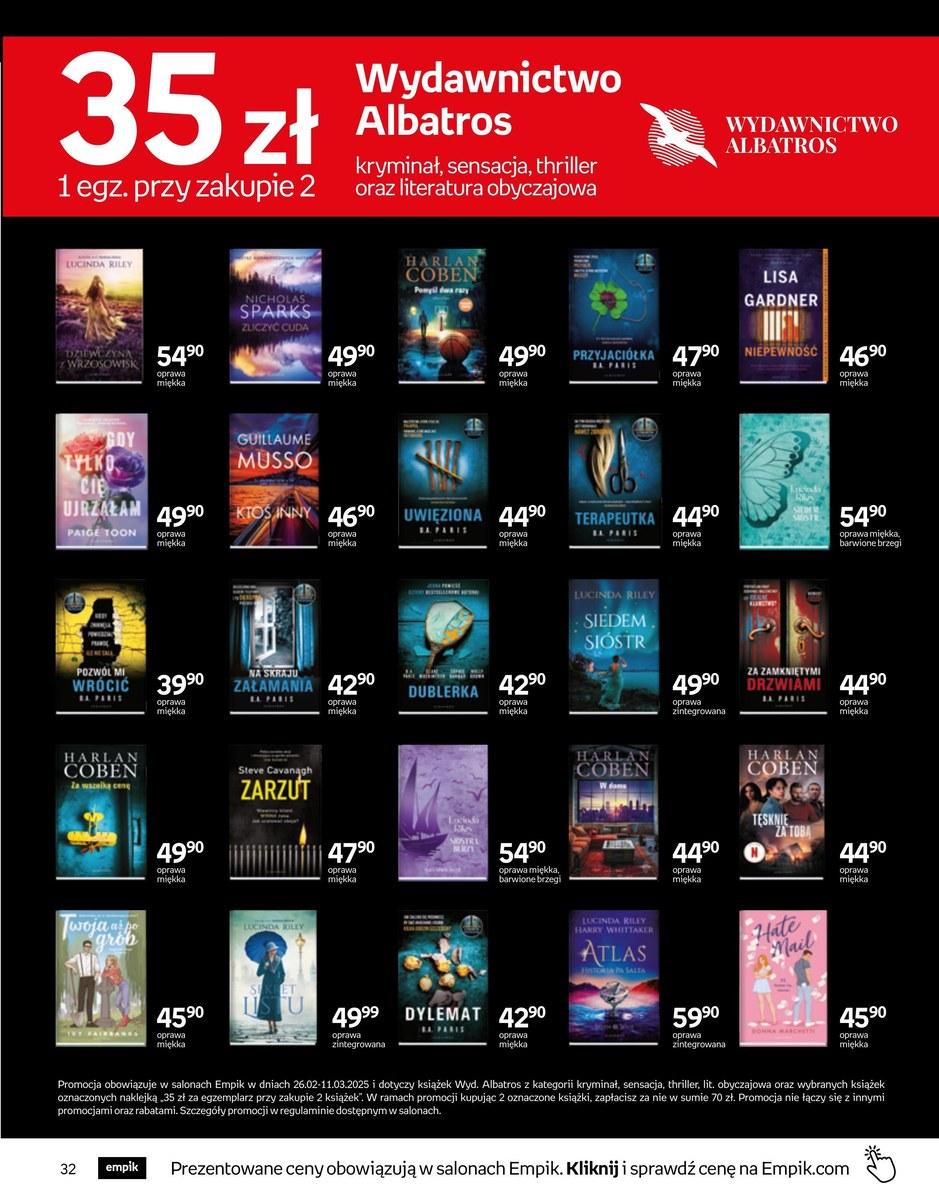 Gazetka promocyjna empik str. 32