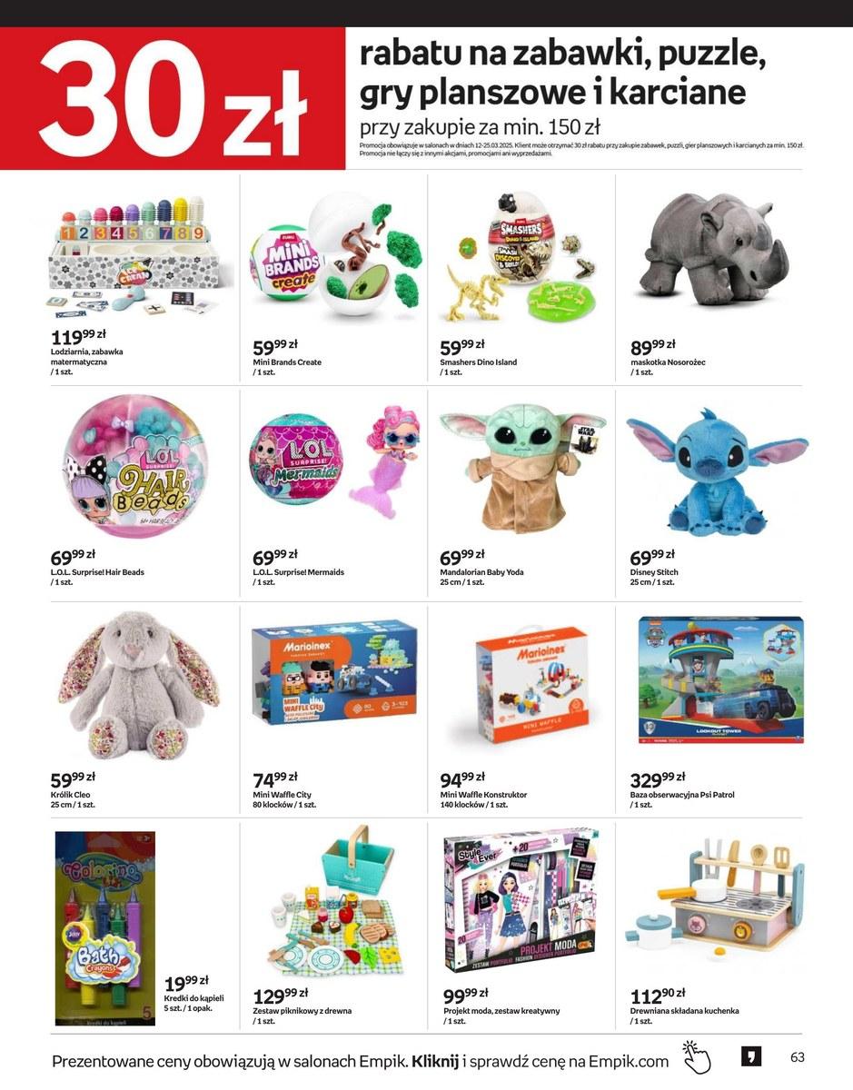 Gazetka promocyjna empik str. 63