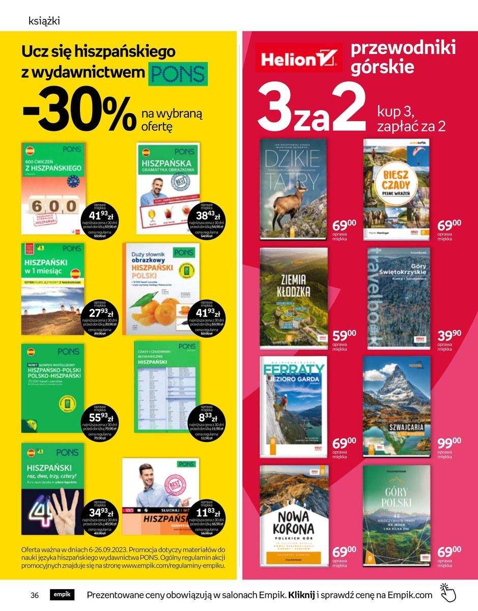 Gazetka promocyjna empik str. 36