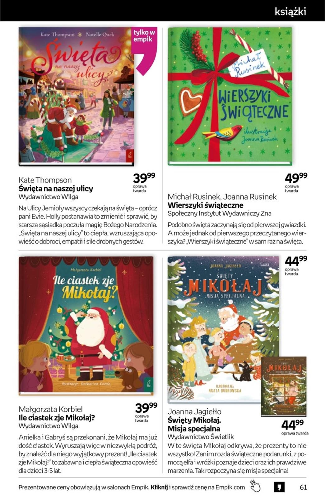 Gazetka promocyjna empik str. 61