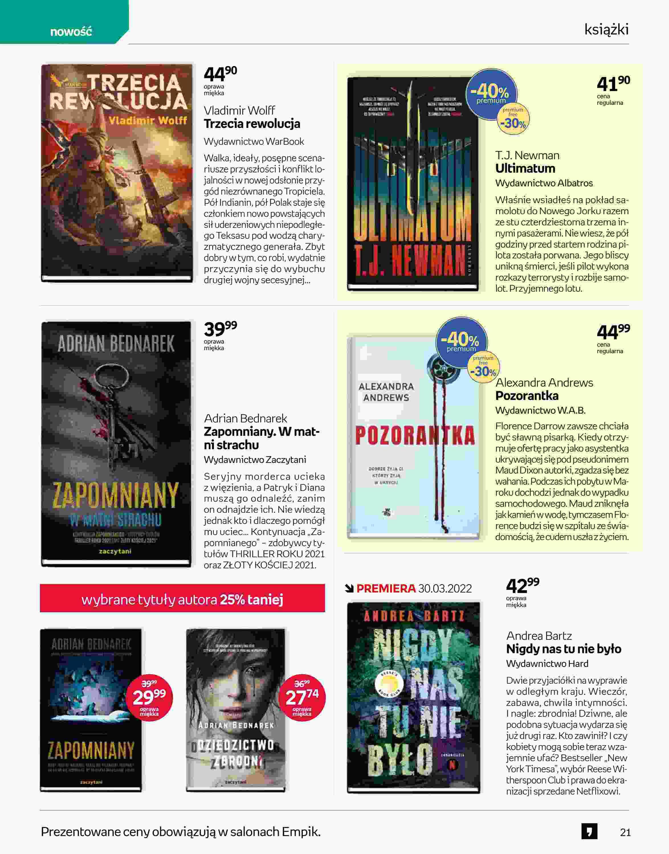 Gazetka promocyjna empik str. 21