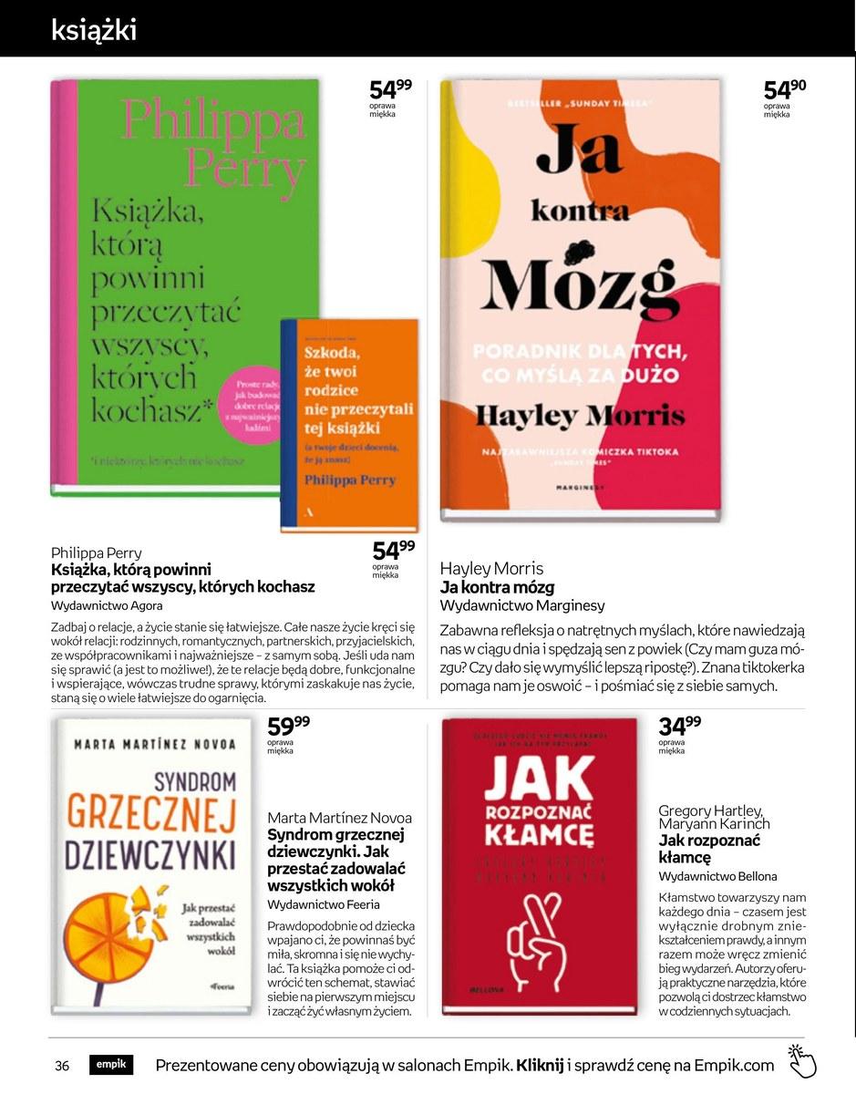 Gazetka promocyjna empik str. 36