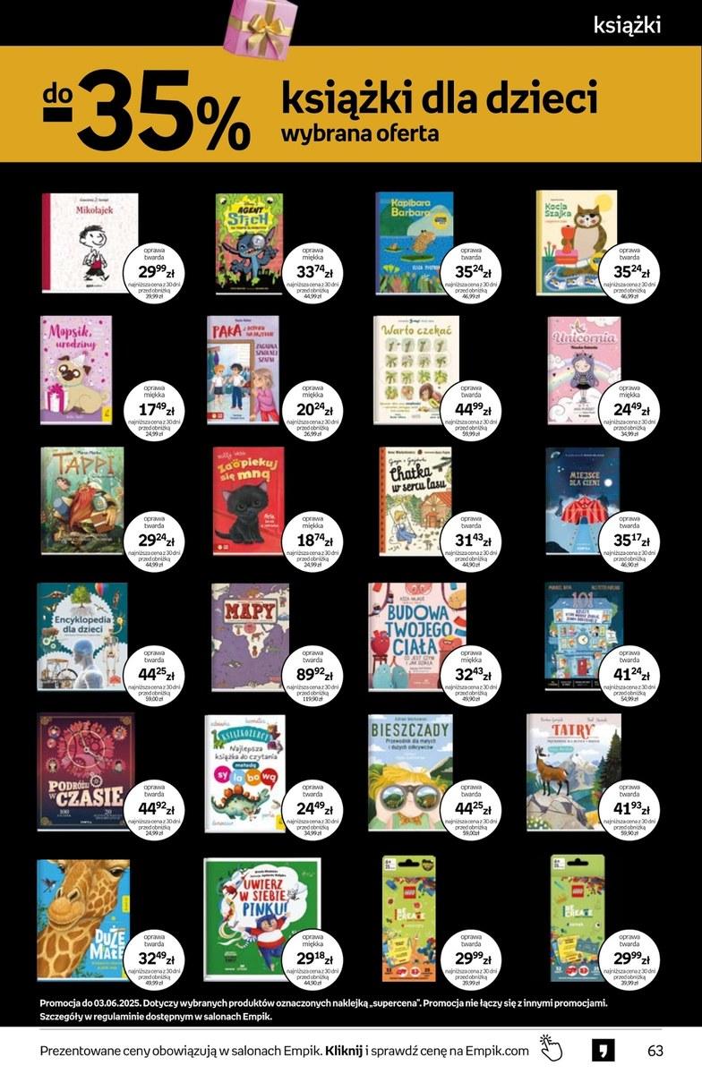 Gazetka promocyjna empik str. 63