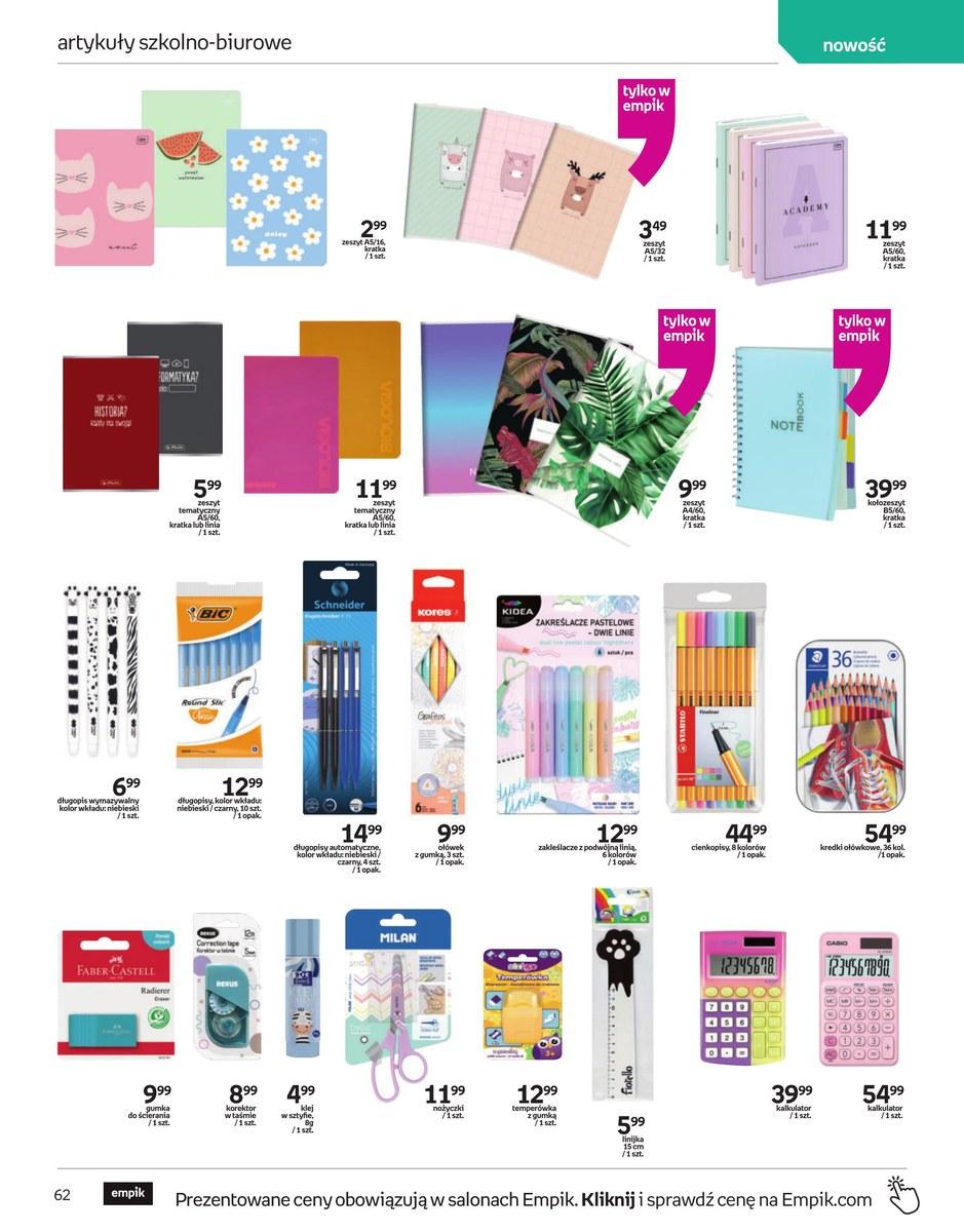 Gazetka promocyjna empik str. 62