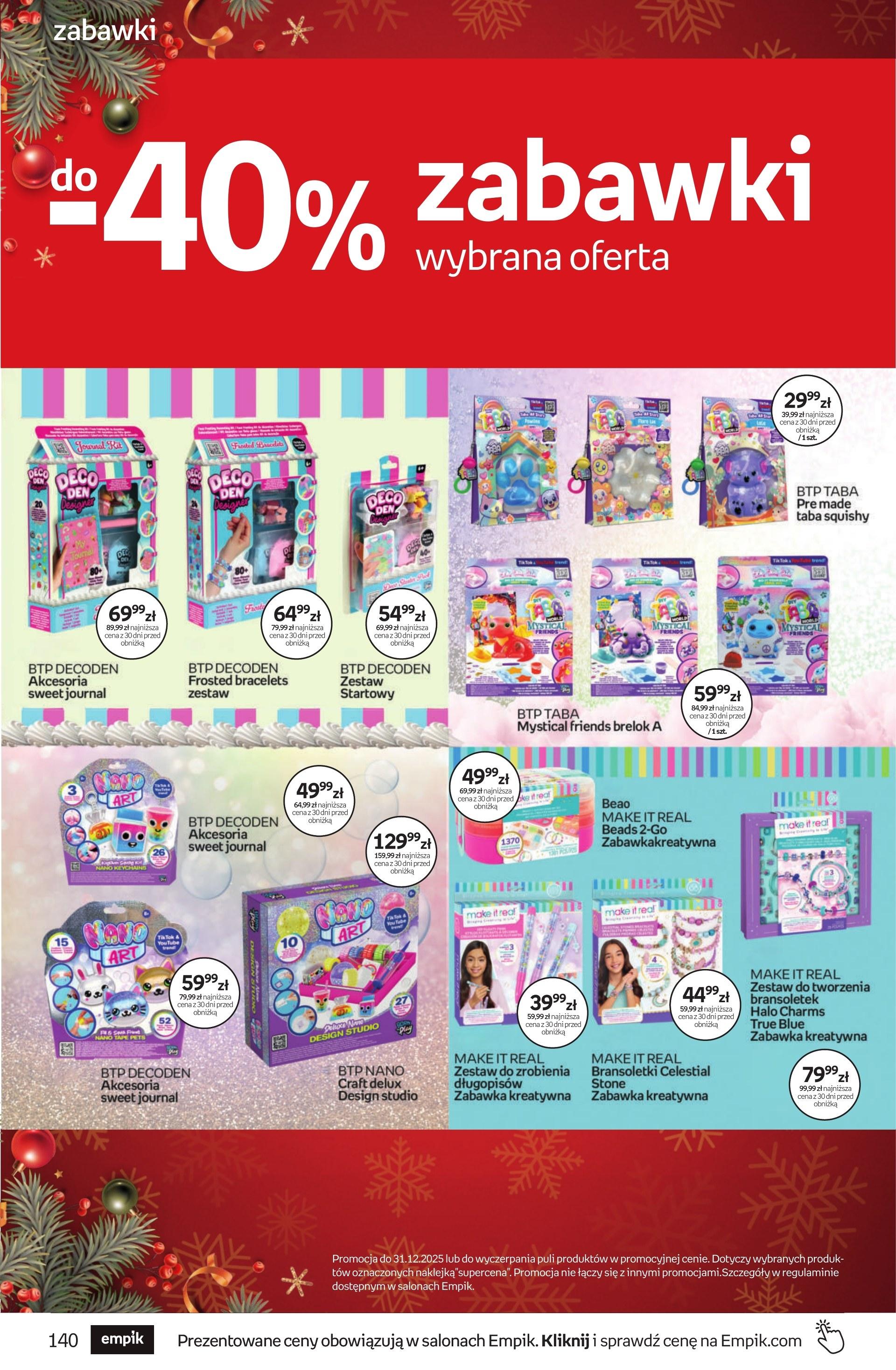 Gazetka promocyjna empik str. 140
