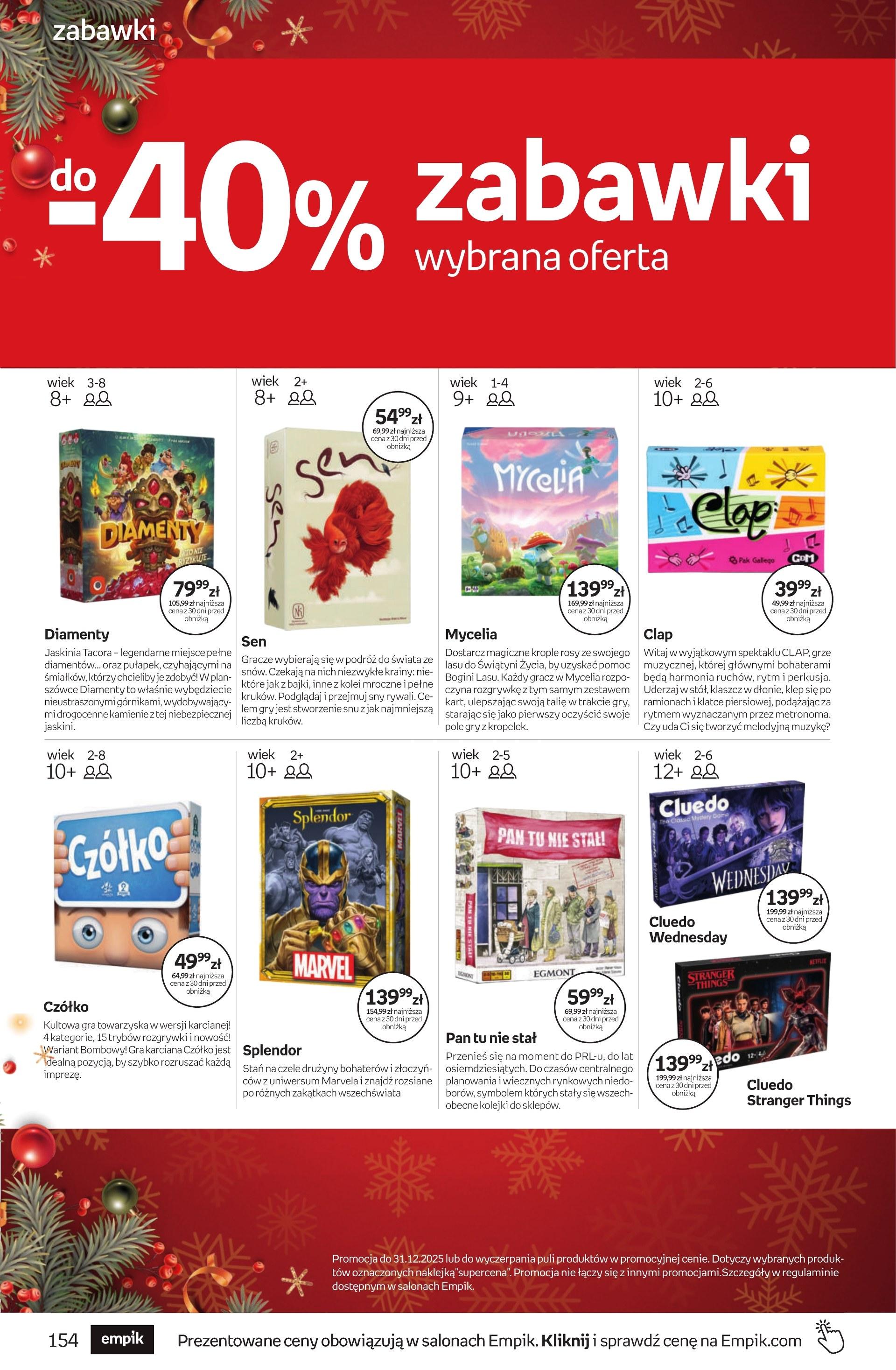 Gazetka promocyjna empik str. 154
