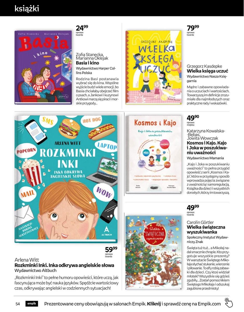 Gazetka promocyjna empik str. 54