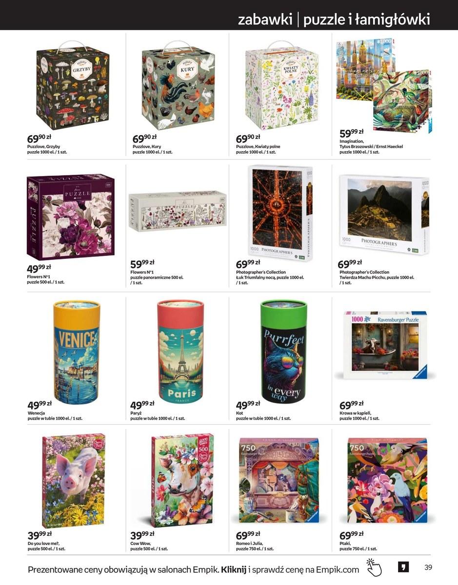 Gazetka promocyjna empik str. 39