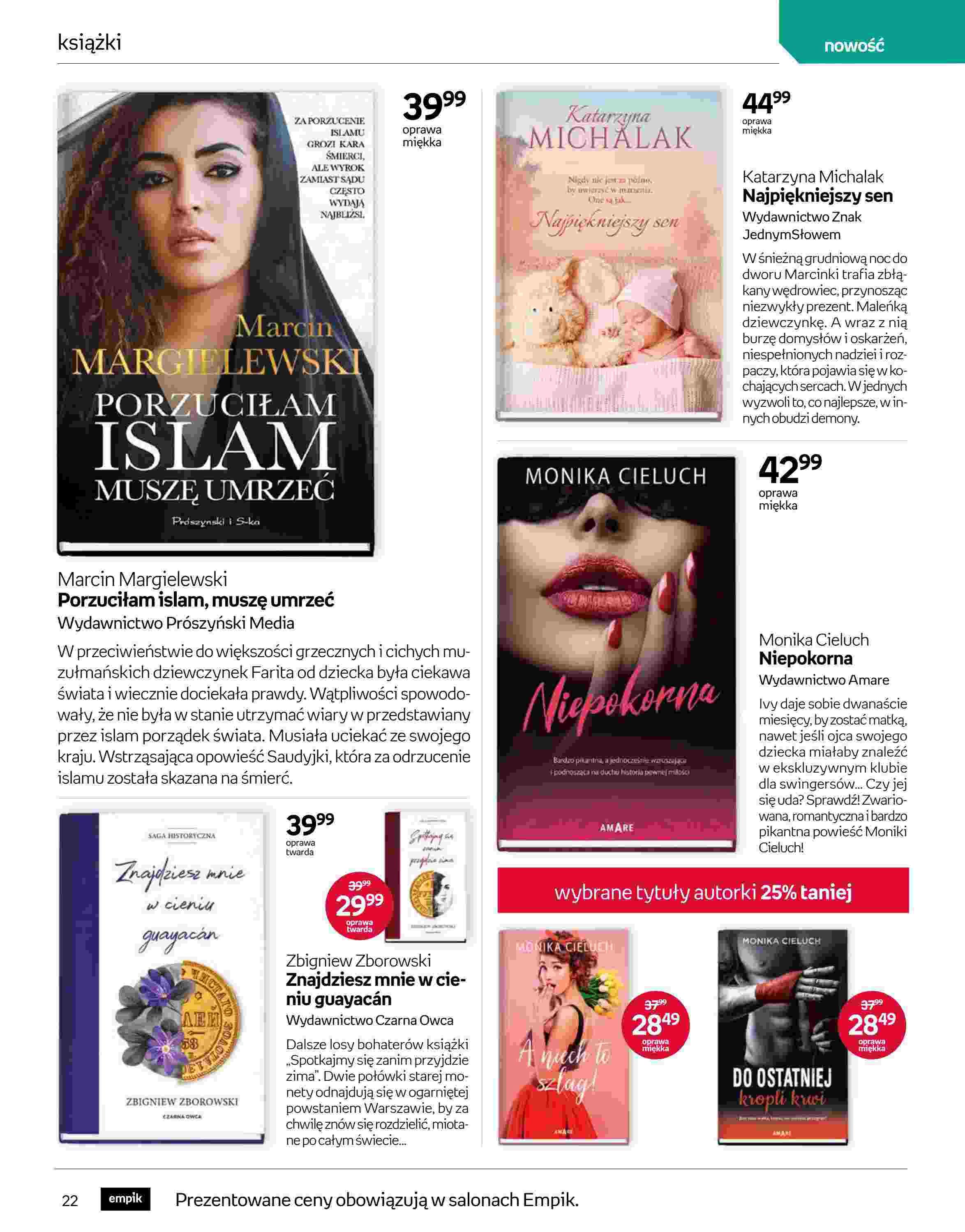 Gazetka promocyjna empik str. 22