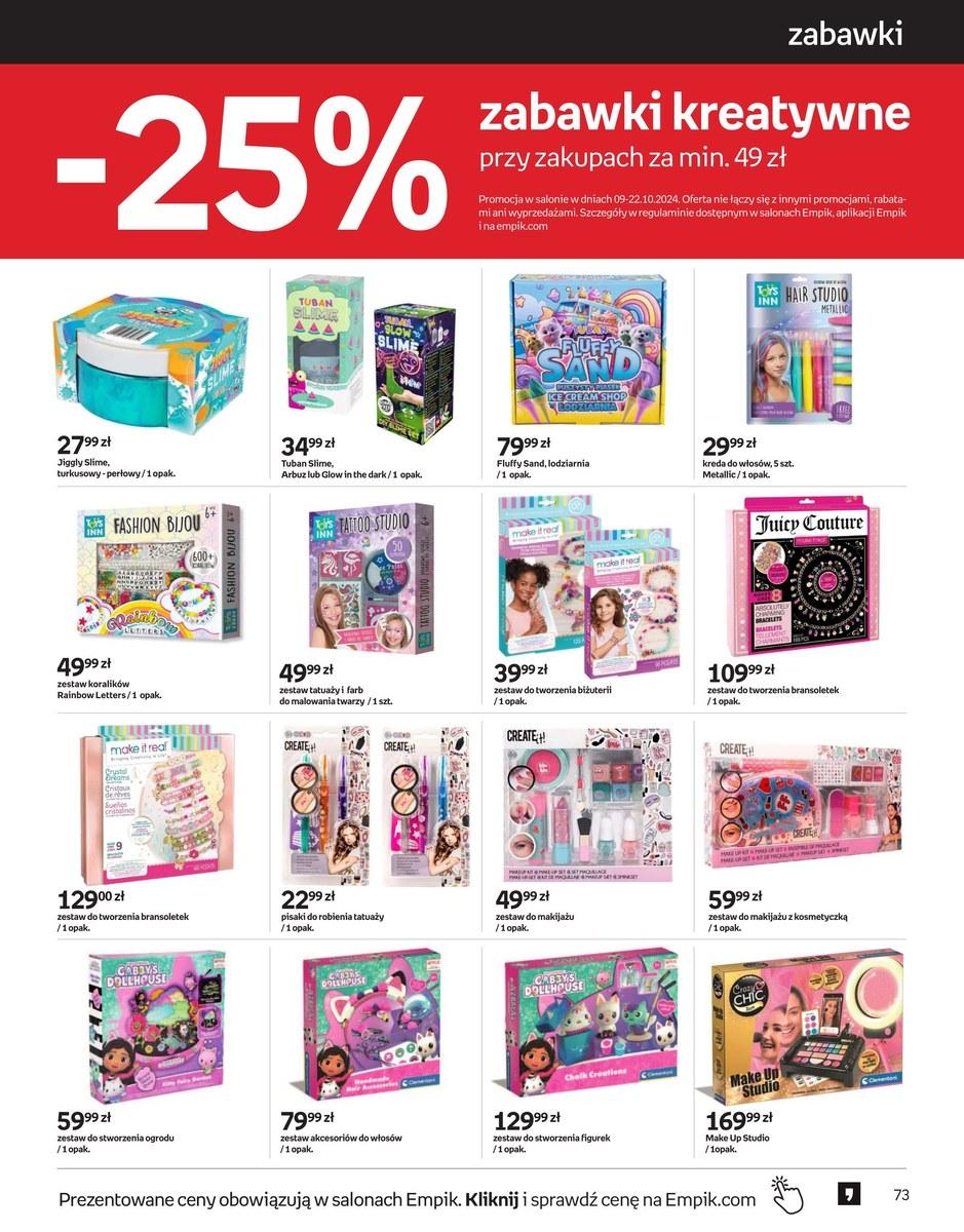 Gazetka promocyjna empik str. 73