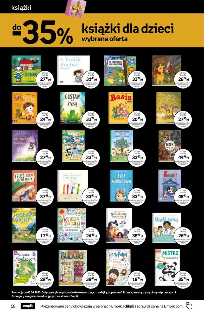 Gazetka promocyjna empik str. 58