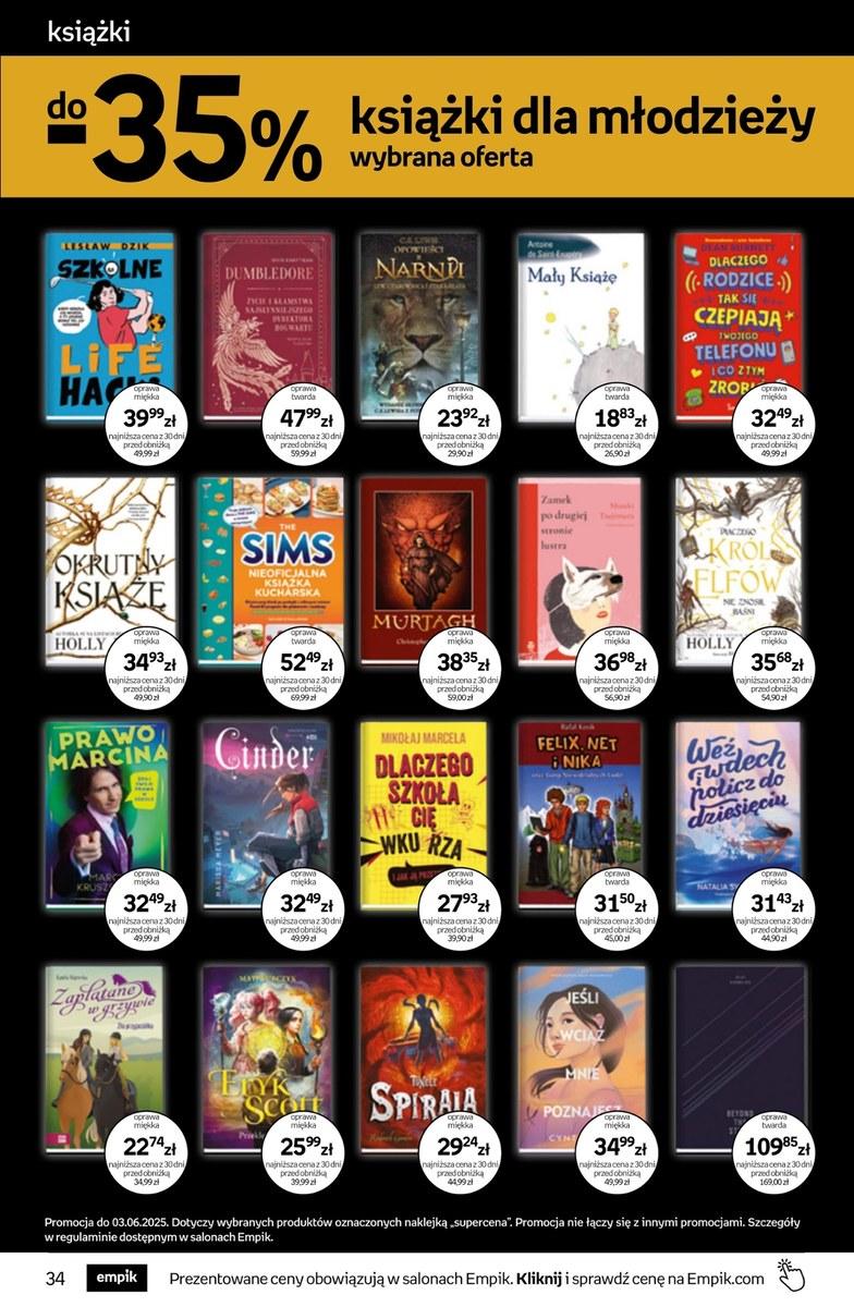 Gazetka promocyjna empik str. 34
