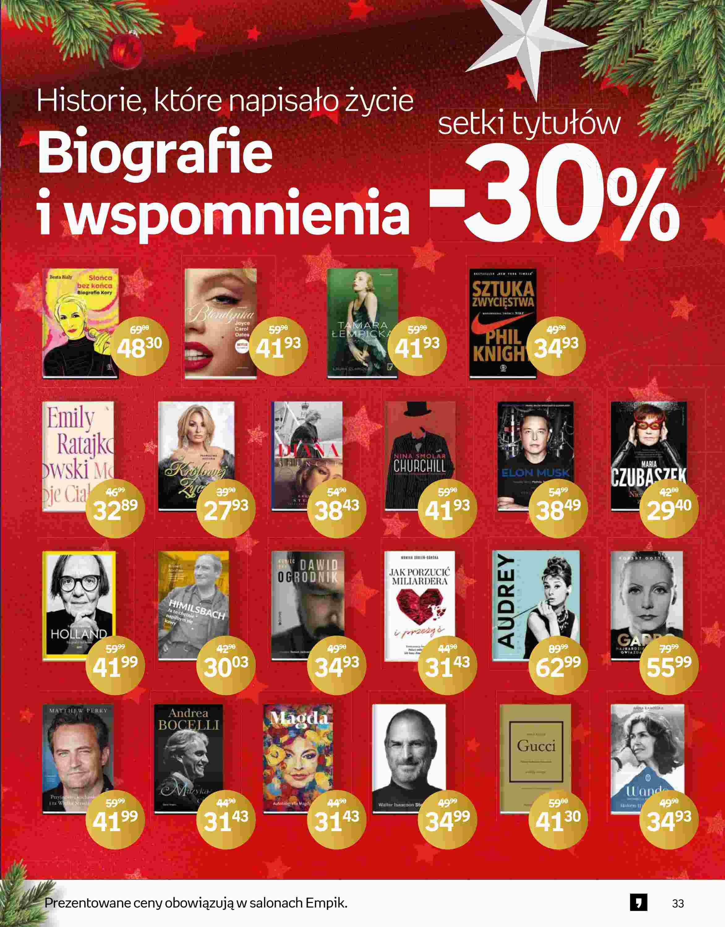 Gazetka promocyjna empik str. 33