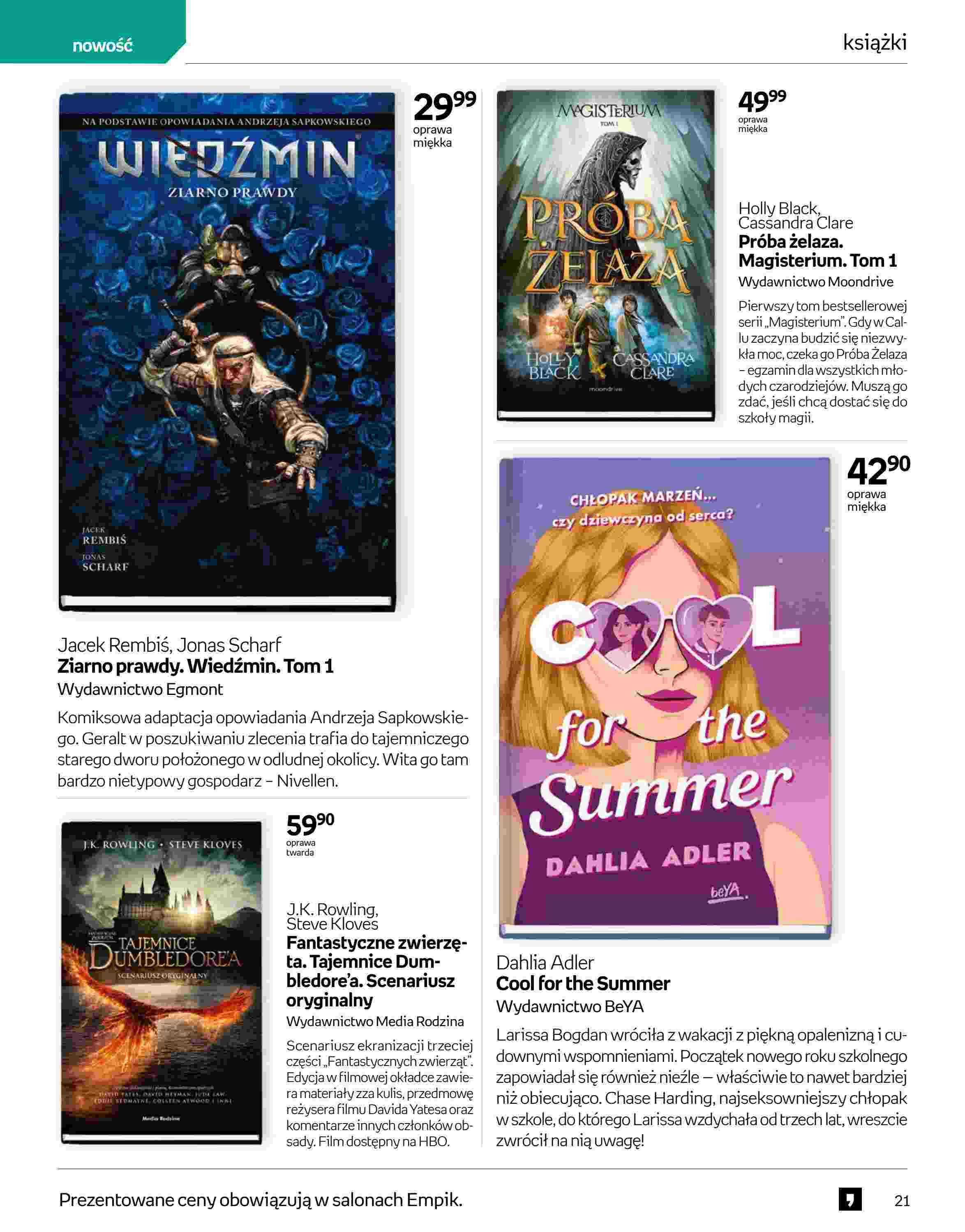 Gazetka promocyjna empik str. 21