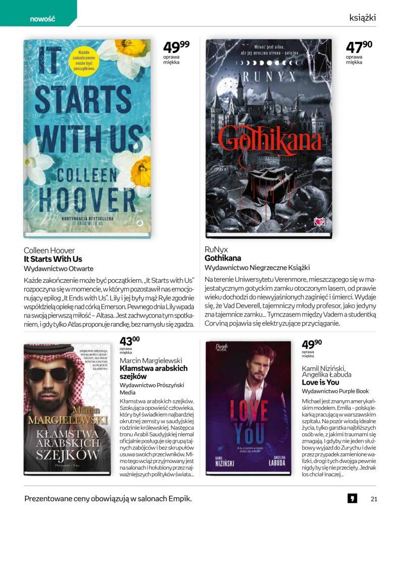 Gazetka promocyjna empik str. 21