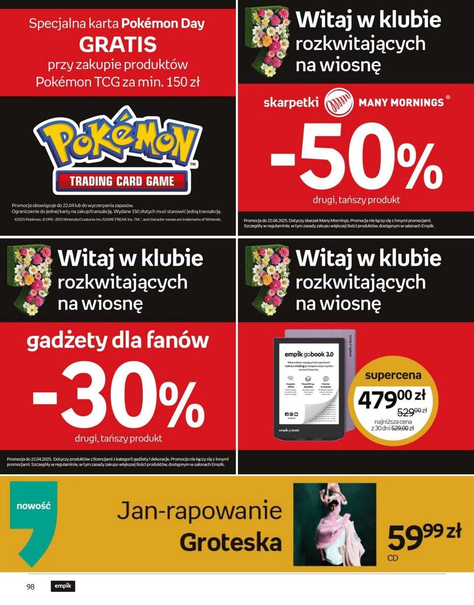 Gazetka promocyjna empik str. 98