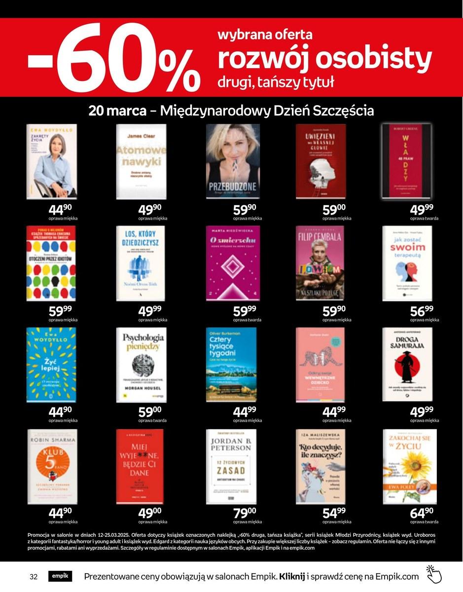 Gazetka promocyjna empik str. 32