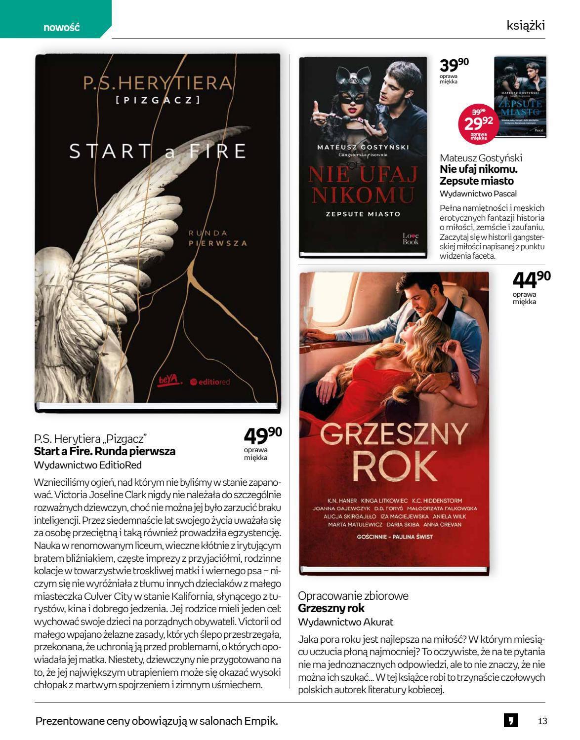 Gazetka promocyjna empik str. 13