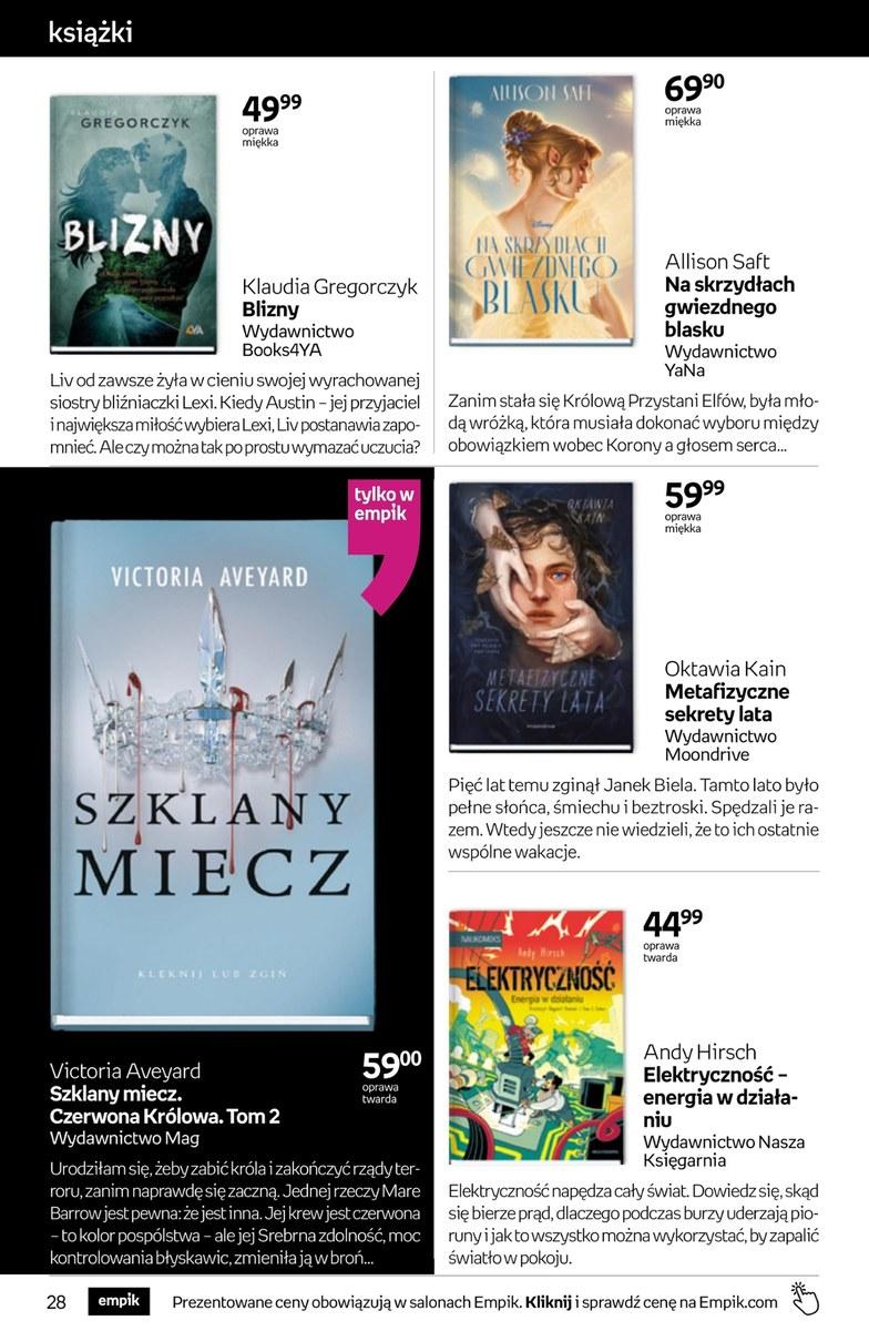 Gazetka promocyjna empik str. 28