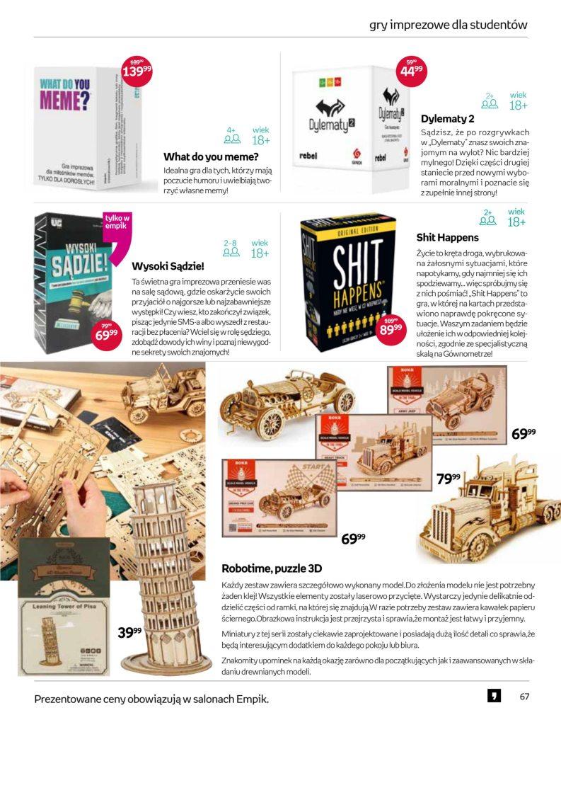 Gazetka promocyjna empik str. 67