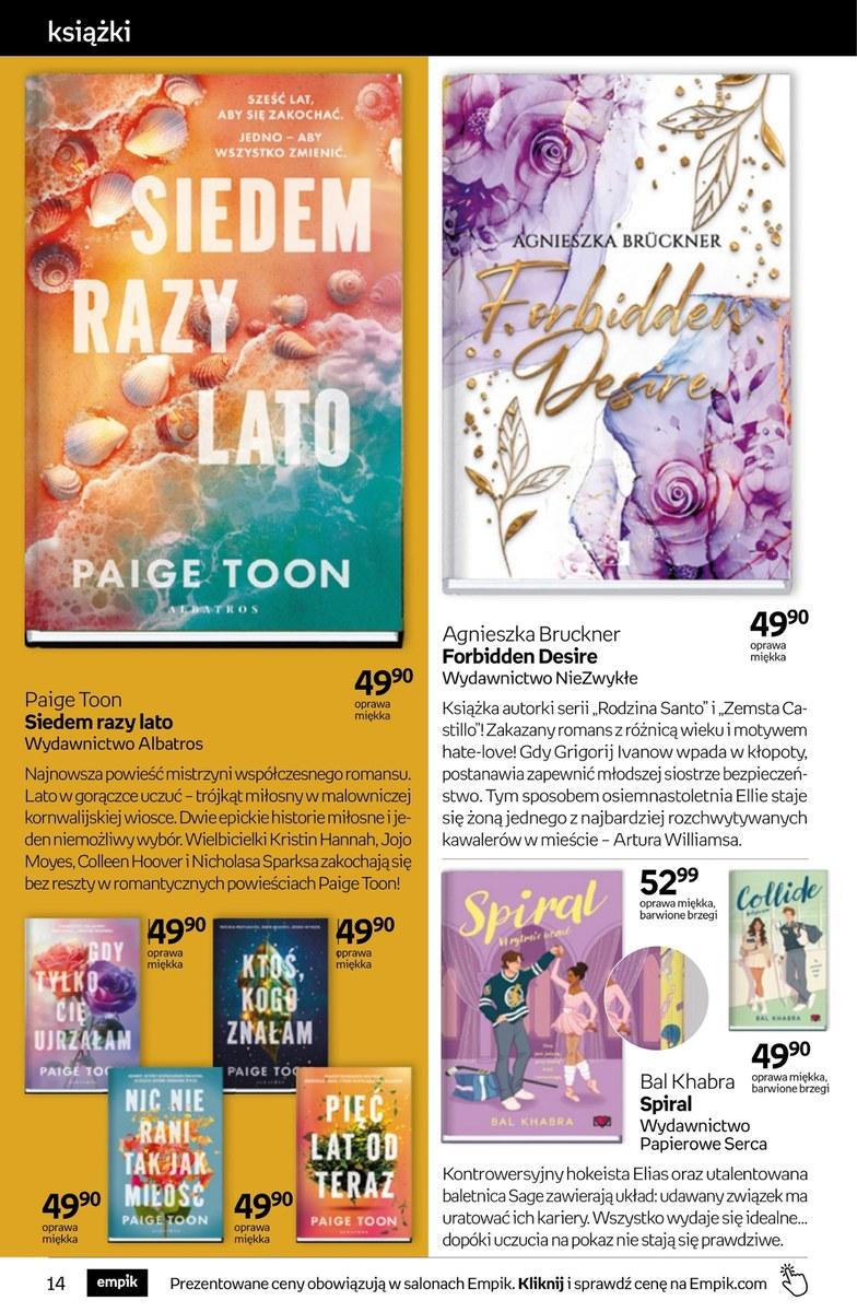 Gazetka promocyjna empik str. 14