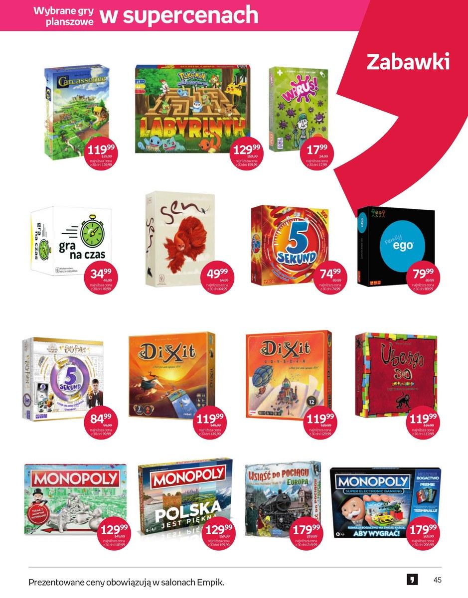Gazetka promocyjna empik str. 45