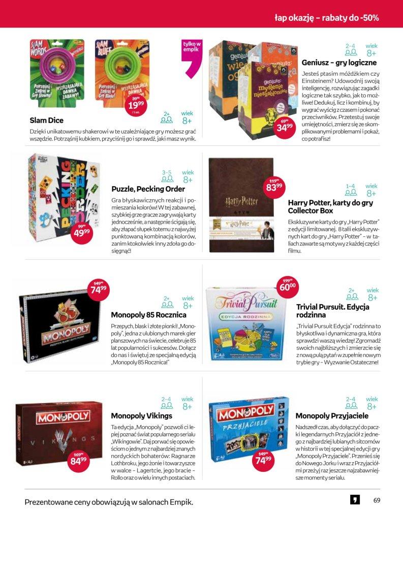 Gazetka promocyjna empik str. 69