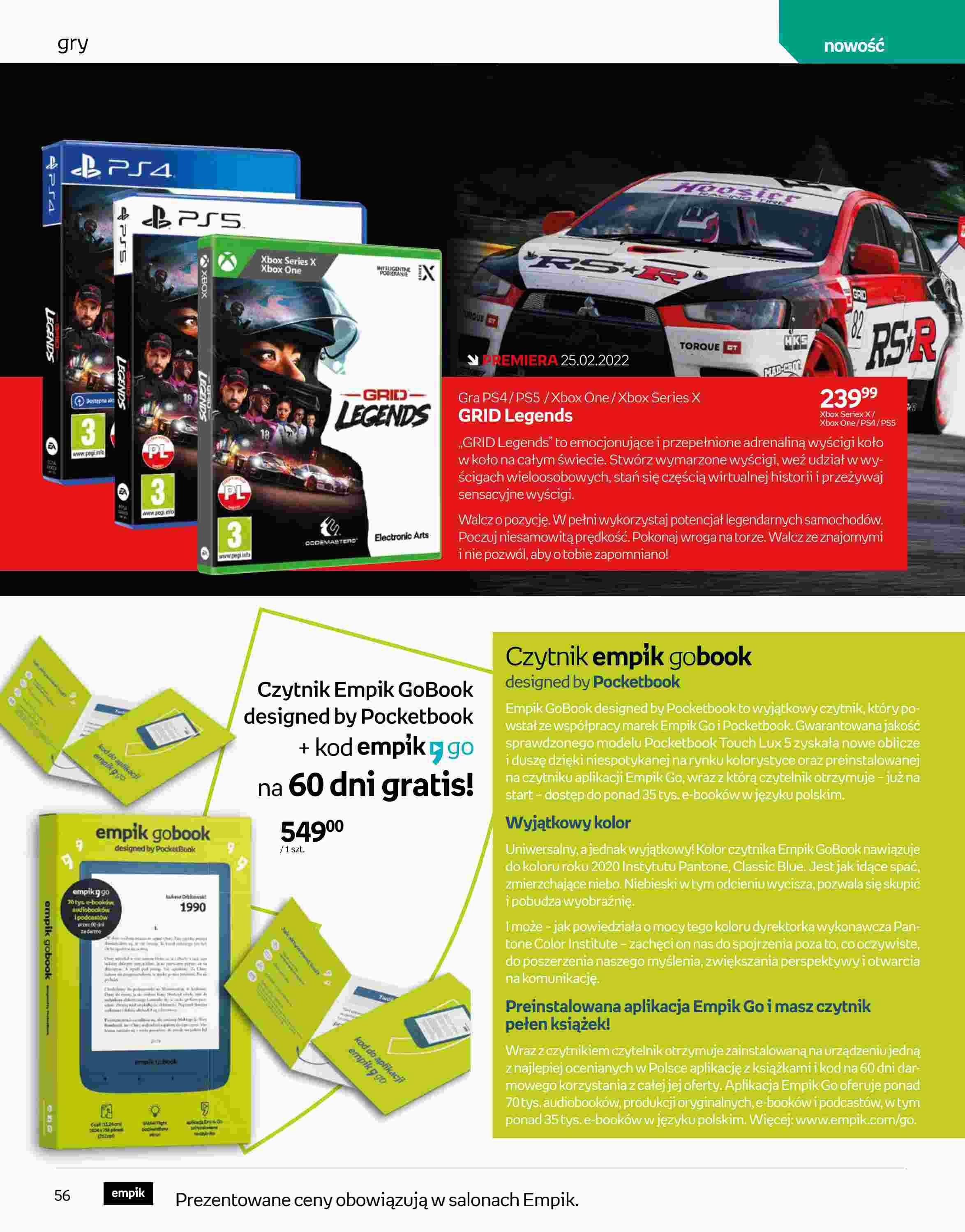 Gazetka promocyjna empik str. 56