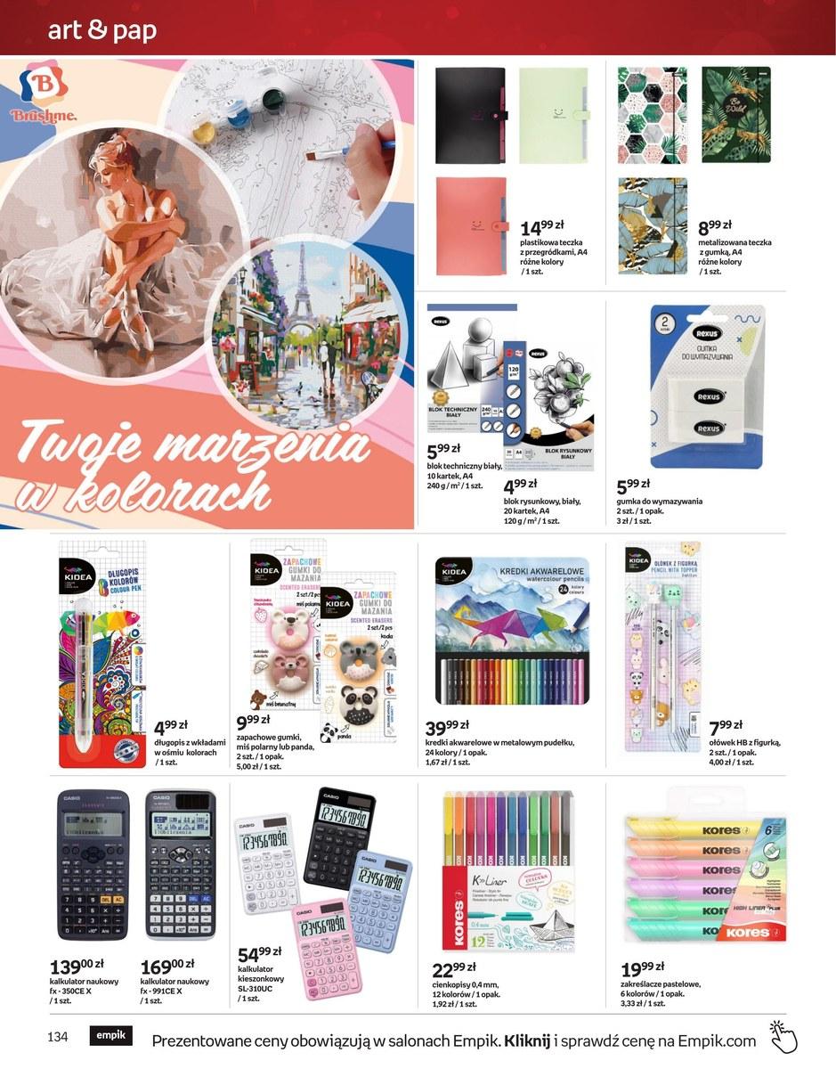 Gazetka promocyjna empik str. 134