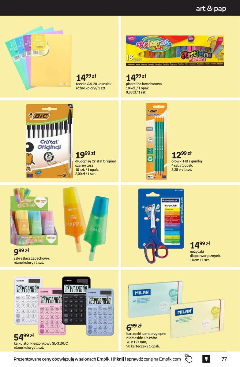Gazetka promocyjna empik str. 77