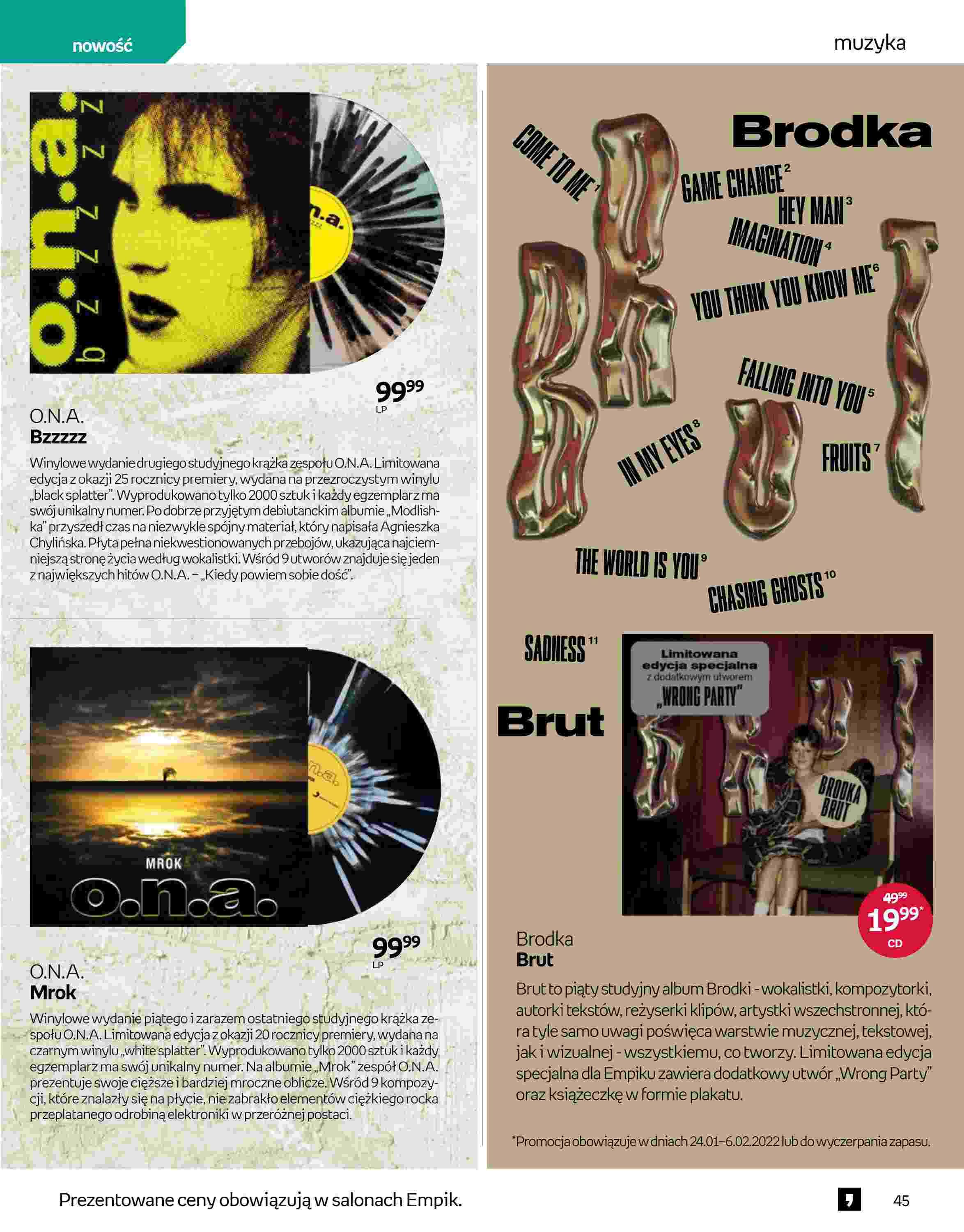 Gazetka promocyjna empik str. 45