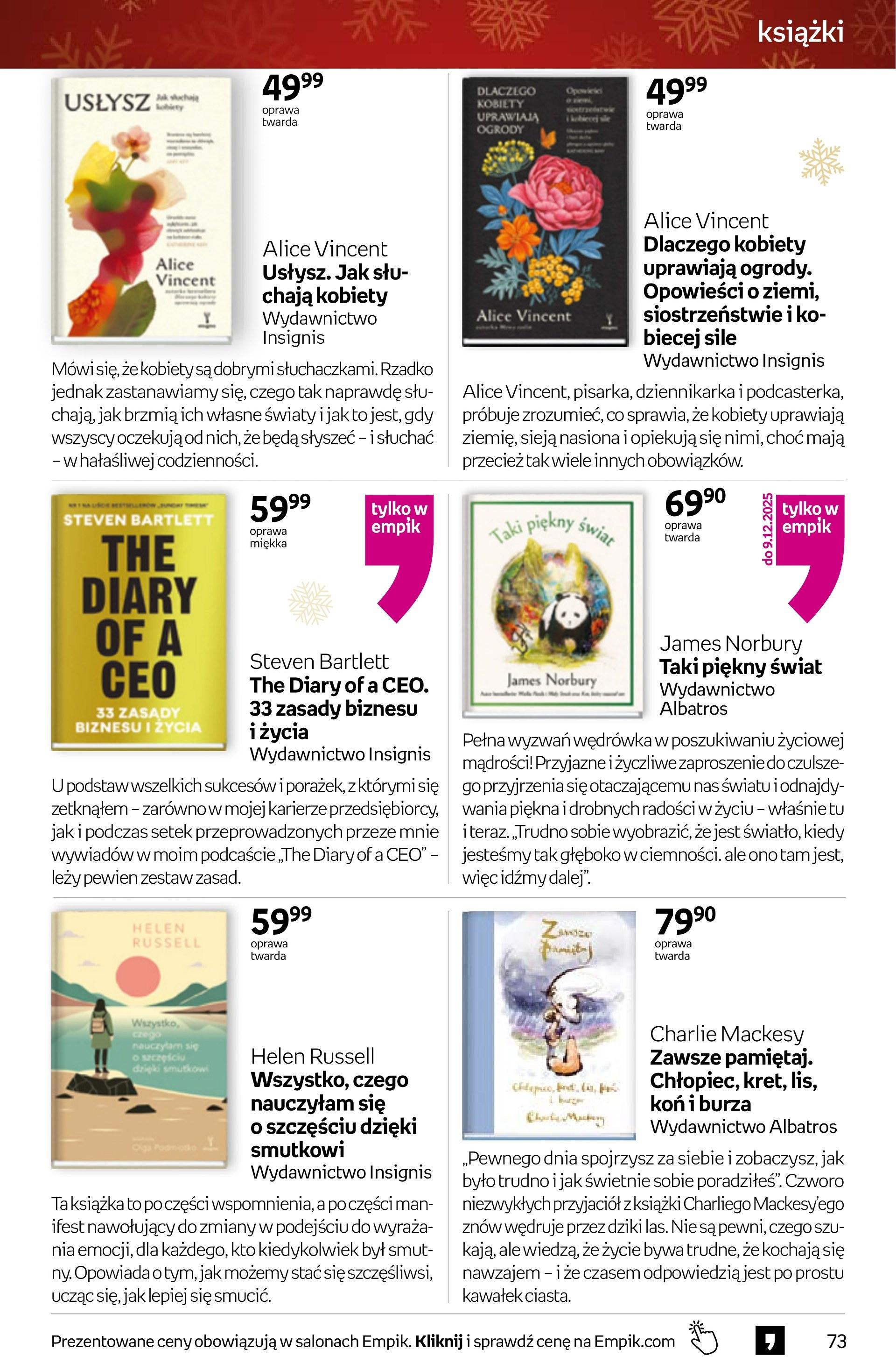 Gazetka promocyjna empik str. 73