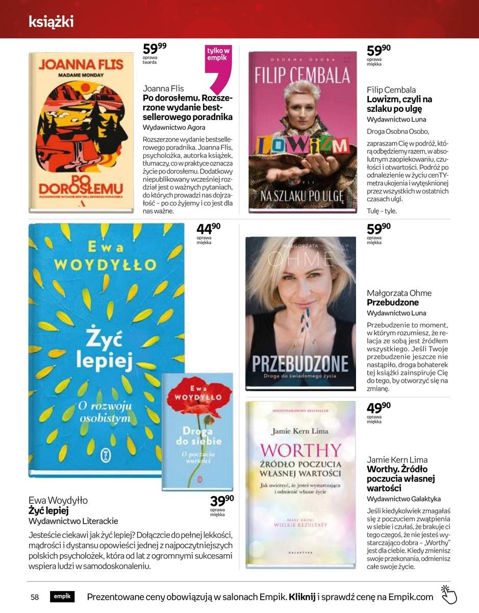 Gazetka promocyjna empik str. 58