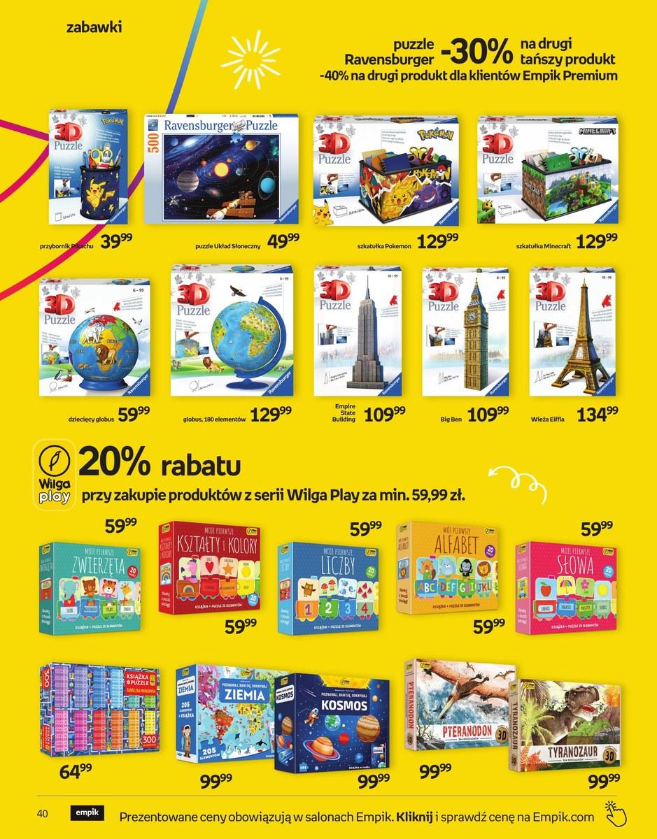 Gazetka promocyjna empik str. 40