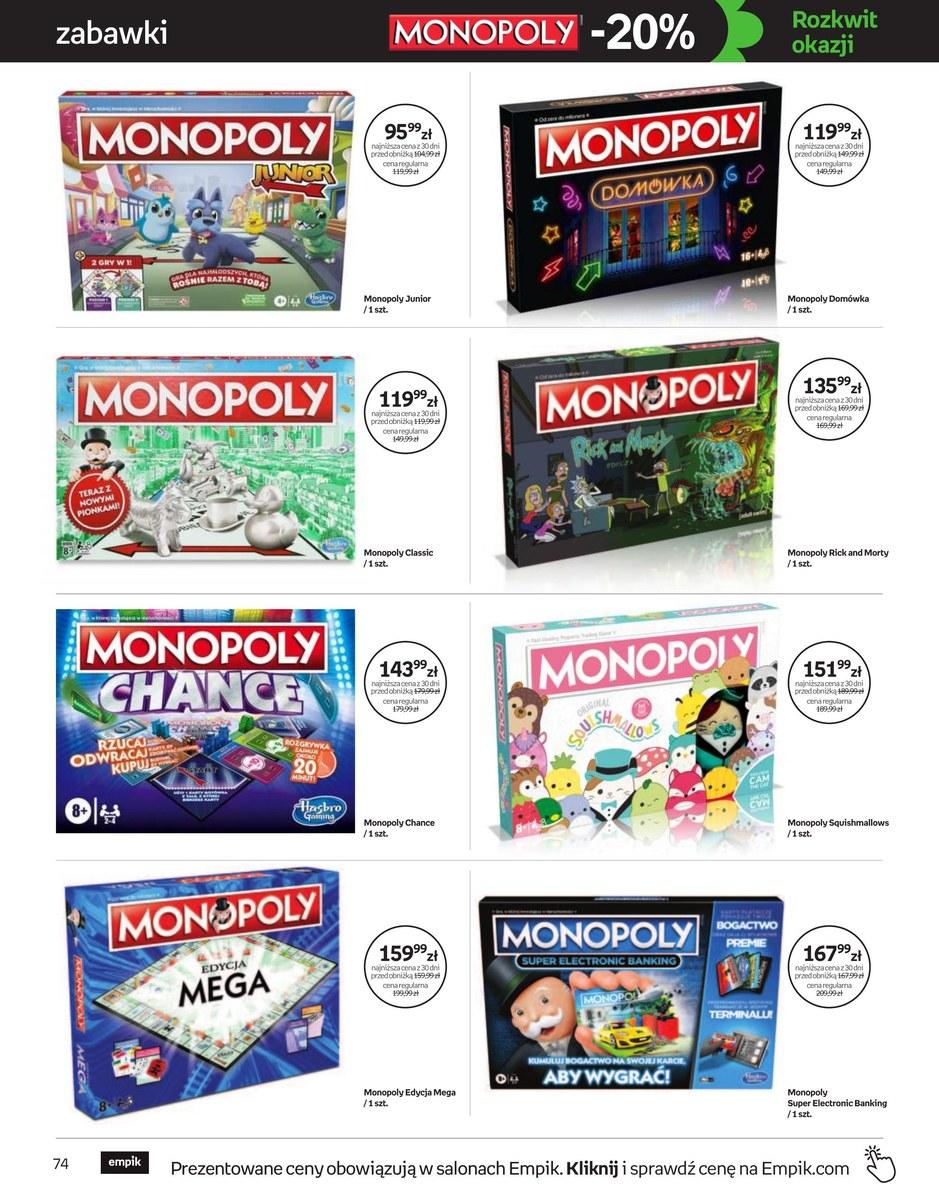 Gazetka promocyjna empik str. 74